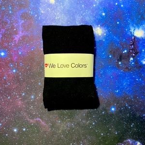We Love Colors black tights, size A/B  New!